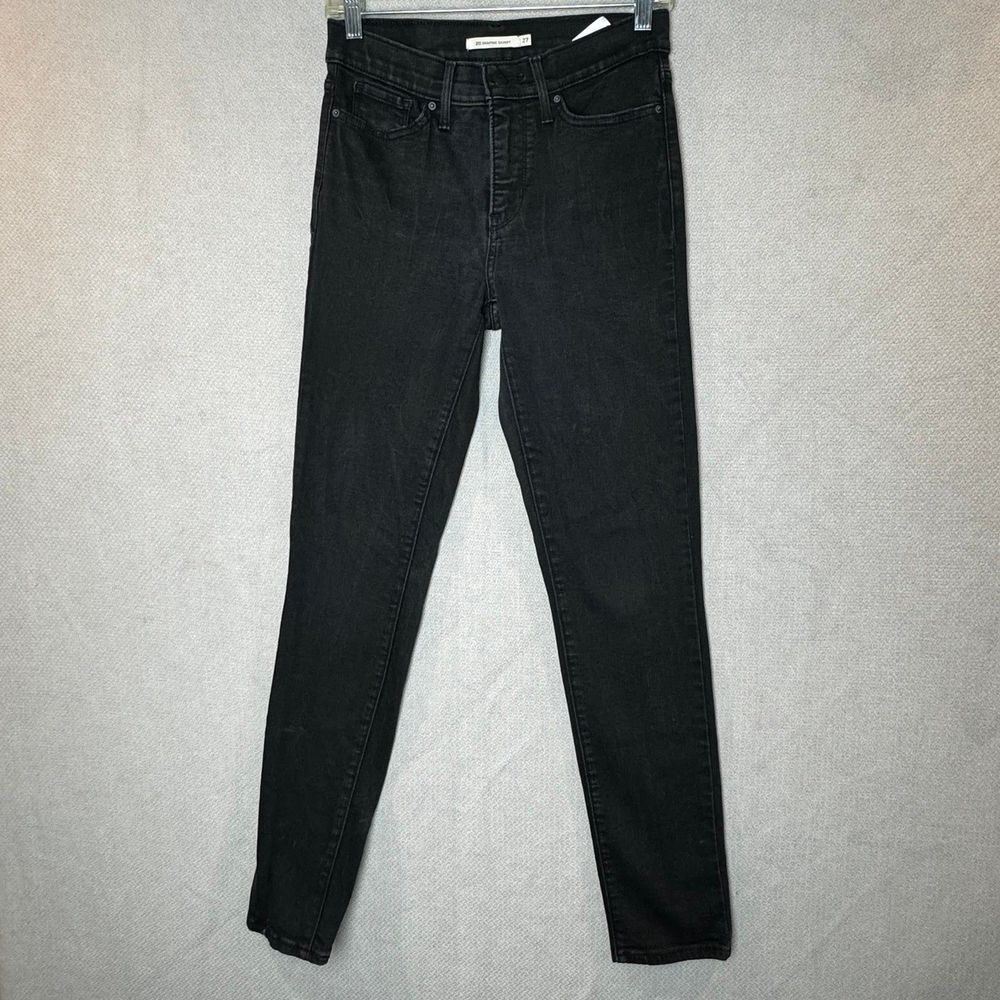 Levi's 311 Shaping Skinny Jeans Women's 27 Black 5-Pocket Charcoal Wash